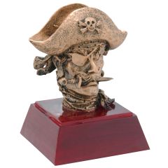 Pesky Pirate Gold Resin Trophies