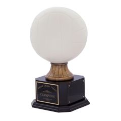 Realistic Large Volleyball Resin Awards