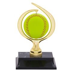 Spiraling Plush Softball Award