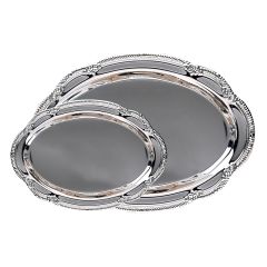 Silver Plated Elliptic Platter