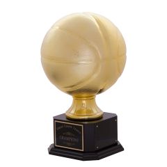 Jumbo Gold-Tone Basketball Award