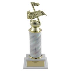Music Note Trophy with Column Choice