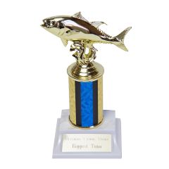 Big Catch Tuna Trophy with Customizable Column