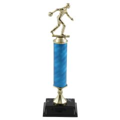 Tall Column Men's Bowling Trophies
