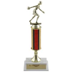 Tall Column Ladies Bowling Trophies
