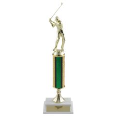 Tall Column Men's Golfing Trophies