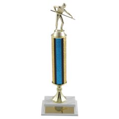 Tall Column Men's Billiards Trophies