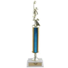Tall Column Ladies Cheerleading Trophies