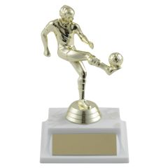 Kicking Soccer Trophy- Boys