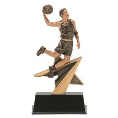 Star Power Male Basketball Resin Award