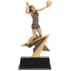 Star Power Volleyball Resin Award