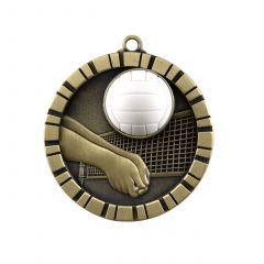 3-D Gold Volleyball Medals