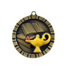 3-D Gold Scholastic Medals