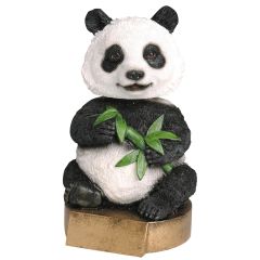 Panda Mascot Trophy with Bobble Head