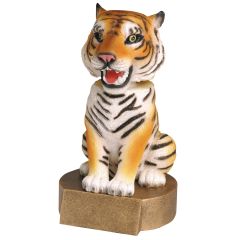 Tiger Mascot Trophy with Bobbling Head