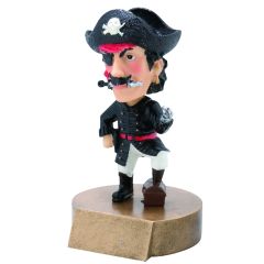 Pirate Mascot Bobble Head Trophy
