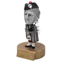 Scotsman Mascot Bobble Head Trophy