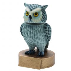 Owl Mascot Bobble Head Trophy