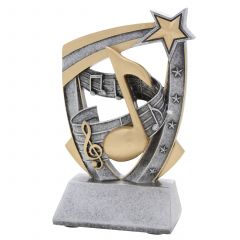 3-D Star Music Trophy
