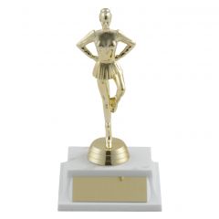Basic Golden Figure Dance and Drill Trophies