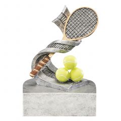Metallic Resin Tennis Trophy