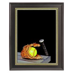 Color Softball Plaque