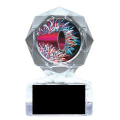 Clear Geometric Cheer Acrylic Awards