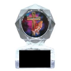 Clear Geometric Religion Acrylic Awards