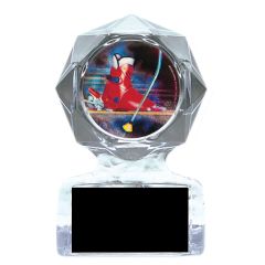 Clear Geometric Ski Boot Acrylic Awards