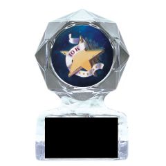 Clear Geometric 10K Race Acrylic Awards