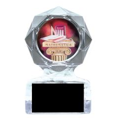 Clear Geometric Mathematics Acrylic Awards