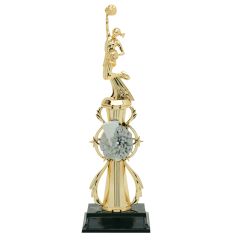 Extra Tall Golden Riser Cheer Trophies