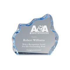 Blue-Tinted Acrylic Glacier Award