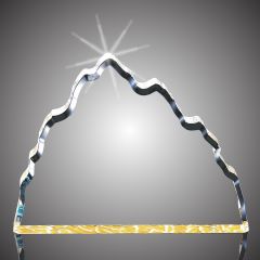 Jagged Peak Crinkle Color Acrylic Awards