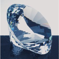 Solid Crystal Diamond Gem