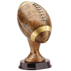 Jumbo Bronze Football Resin Trophy