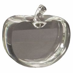 Engraved Crystal Apple Award
