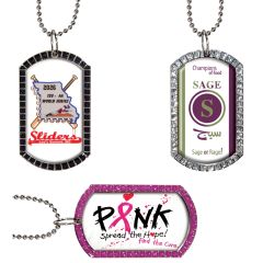 Glitter Dog Tags
