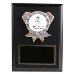 Custom Logo Ribbon Plaque