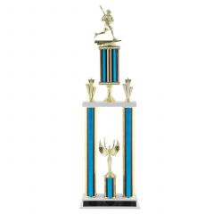 Deluxe Male Lacrosse Tournament Trophy - 27.5"
