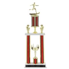 Deluxe Male Soccer Tournament Trophy - 24.5"