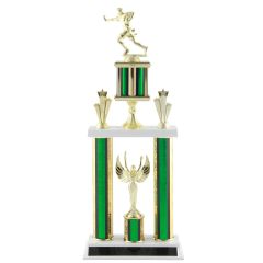 Deluxe Flag Football Tournament Trophy - 18.5"