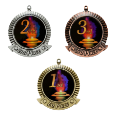 Victory Flame Medals - 1st Place