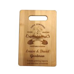Engraved Cocktail Bar Bamboo Cutting Board