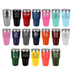 Large Engraved Insulated Tumbler - 30 oz