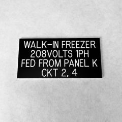 Electric Panel Plate - 1 x 3.5