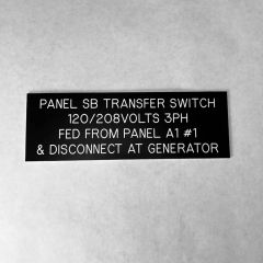 Electric Panel Plate - 2 x 6