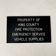 Electric Panel Plate - 3 x 5