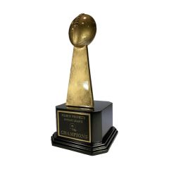 Golden Lombardi Perpetual Fantasy Football Trophy