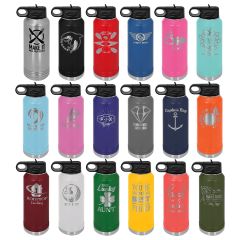 Engraved Water Bottle - 18 Colors